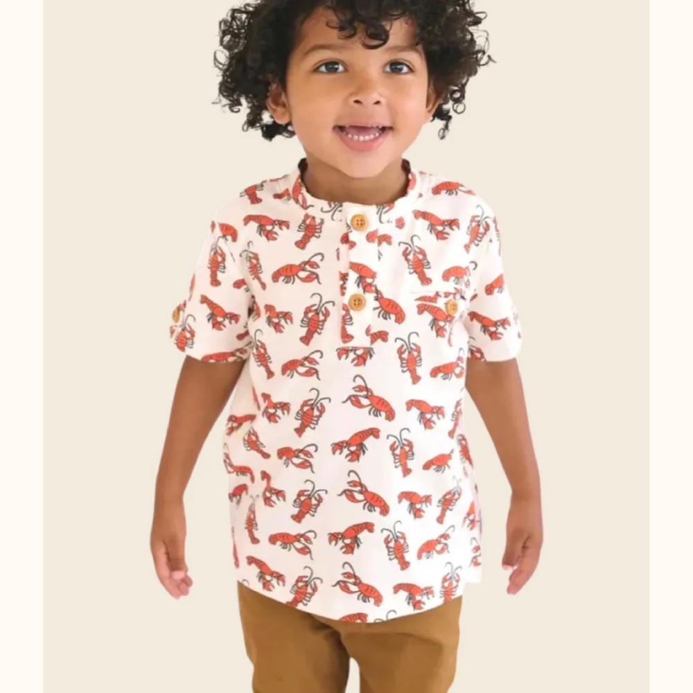 Ollie Jay Size 6 Alex Tee in Crawfish / Lobster